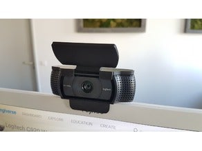 Logitech C920 Web Kamerası Kapağı  Organik Plastikten Aparat